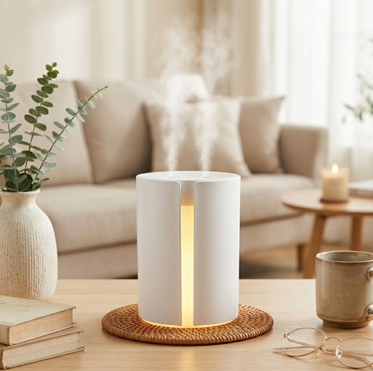 Portable USB Ultrasonic LED Humidifier