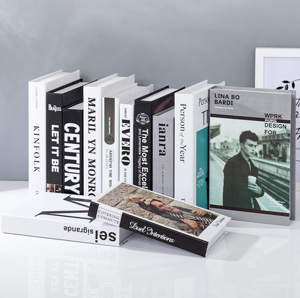 Decorative Faux Book Box Set