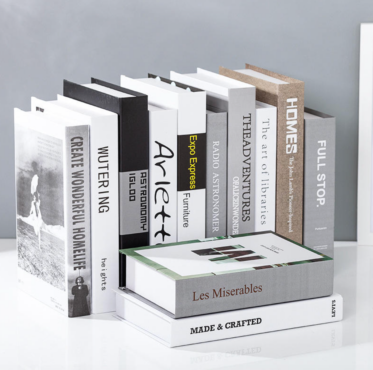 Decorative Faux Book Box Set
