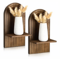 Wooden Arched Wall Shelf