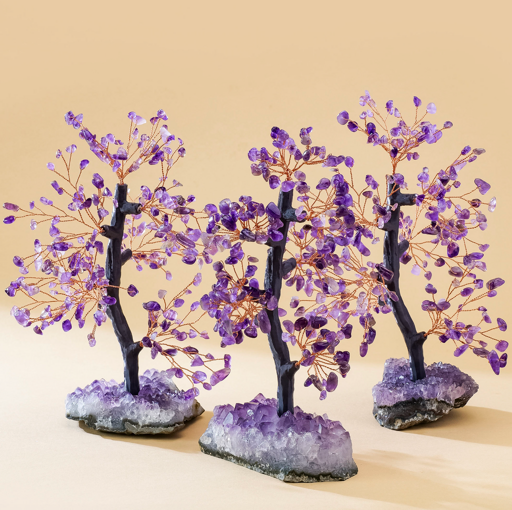 Natural Amethyst Crystal Tree